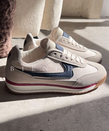 Calzado Beige con Navy