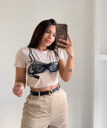 Camiseta Bralette Nina