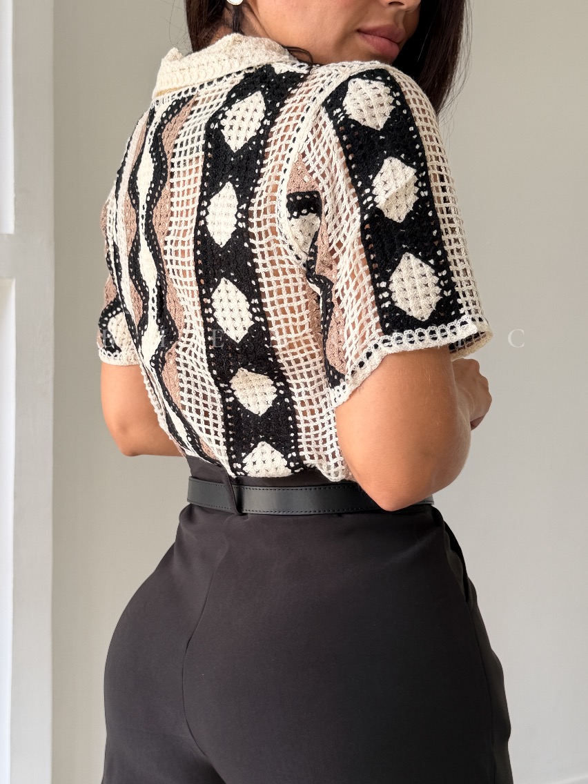 Camisa crochet Karina - Imagen 6