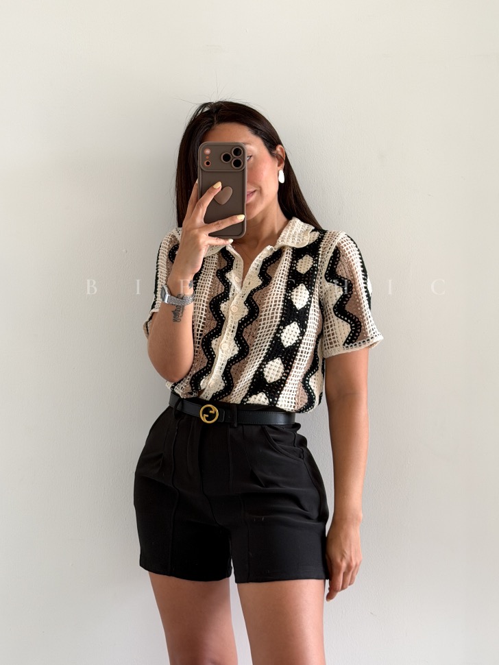 Camisa crochet Karina - Imagen 4