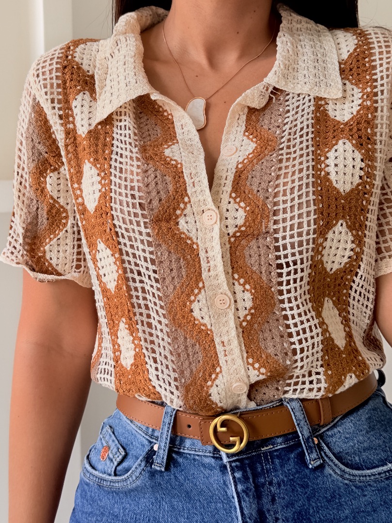 Camisa crochet Karina - Imagen 9