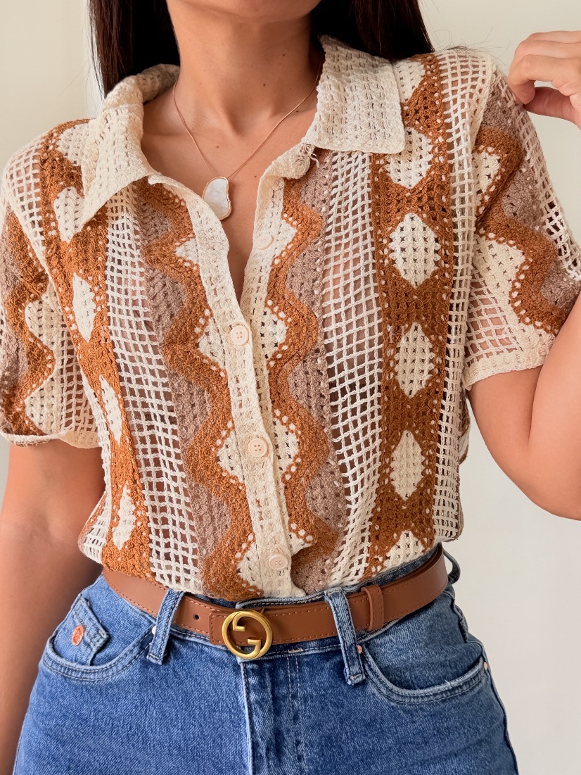 Camisa crochet Karina - Imagen 2