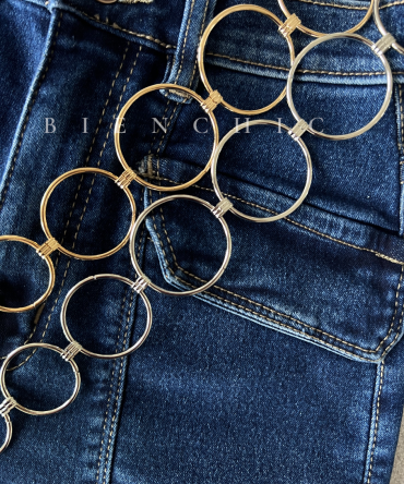 Cinturón Metálico con Aros