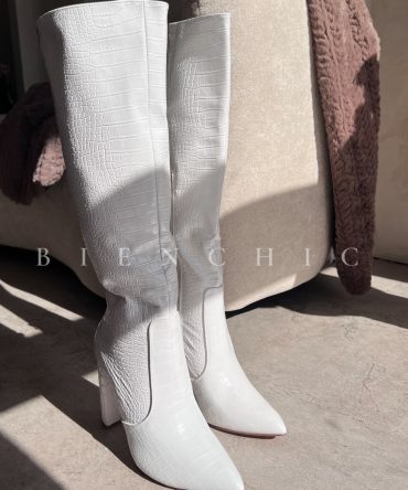Botas Vaqueras blancas