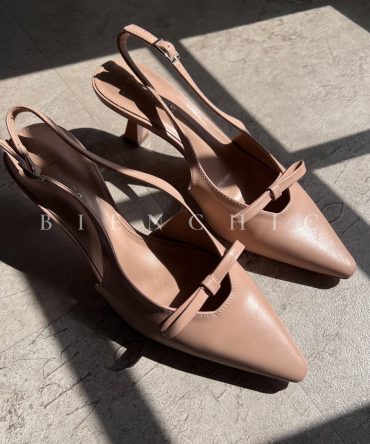 Stilettos Lazo Crema Ximena CB9