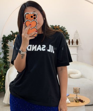 Camiseta Estampada Negra