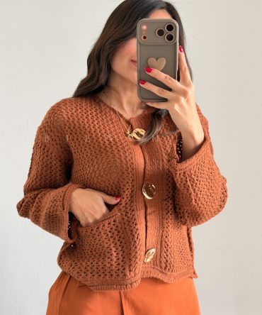 Sueter Crochet de Botones Heidy