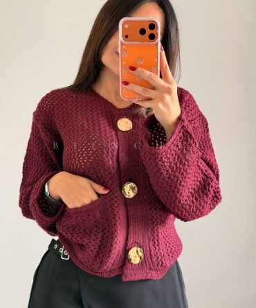 Sueter Crochet de Botones Heidy Primavera