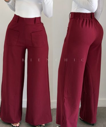 Pantalón de Vestir Vino Alexa