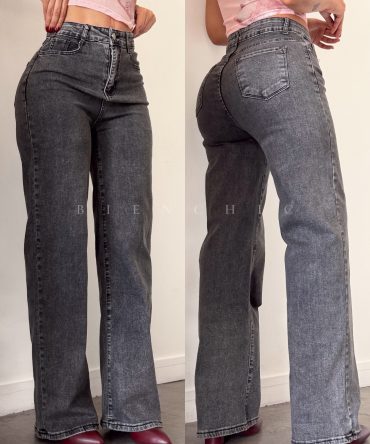 Jeans cenizo Wide Leg Melissa xx7