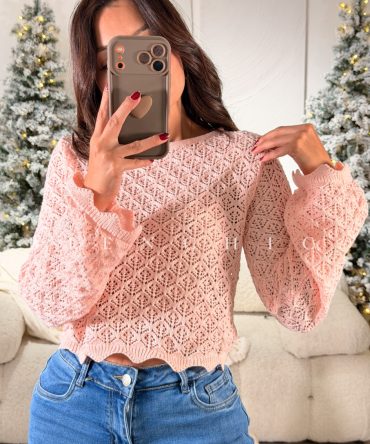 Sueter Tejido Rosado Alexa
