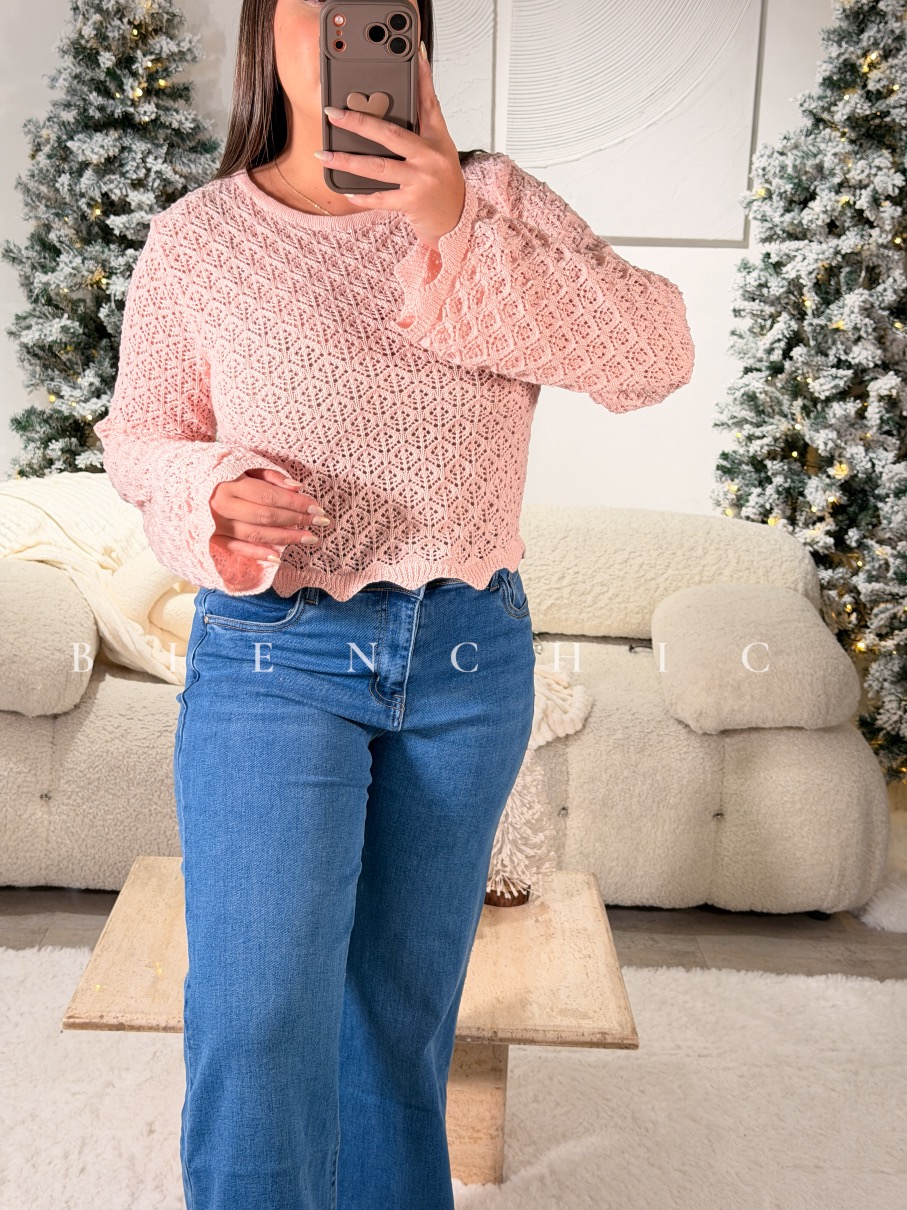 Sueter Tejido Rosado Alexa - Imagen 2