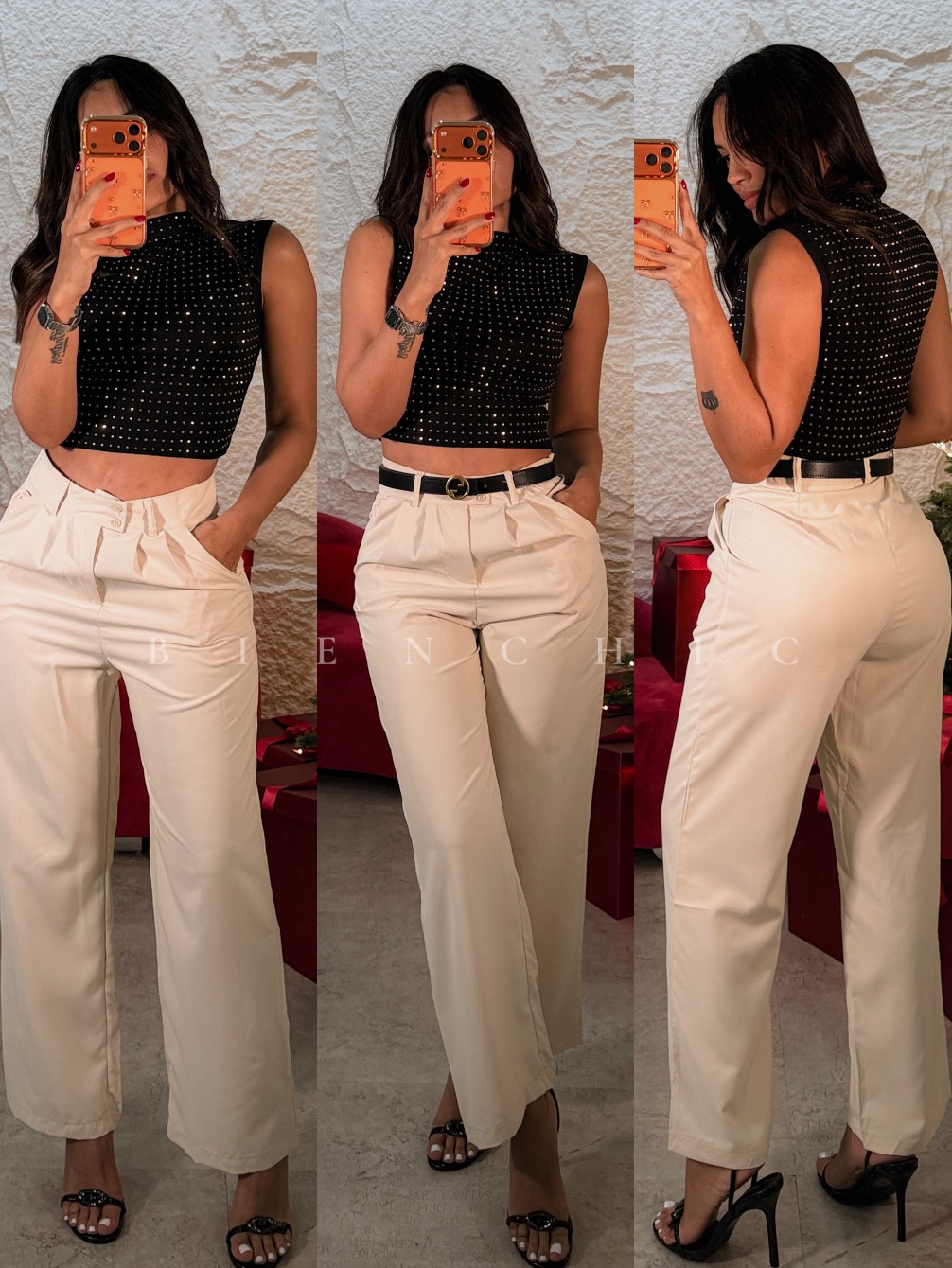 Top con Mangas Basic Negro - Imagen 8