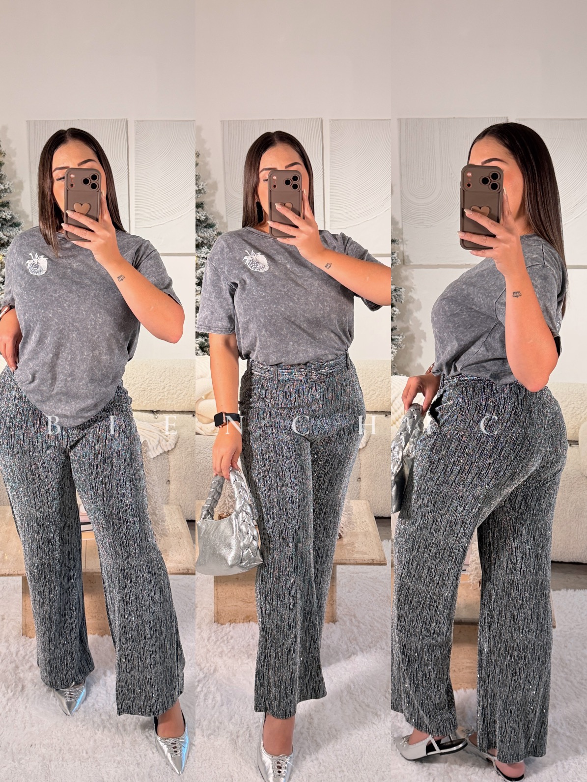 Pants de Cinturon Plateado - Imagen 5