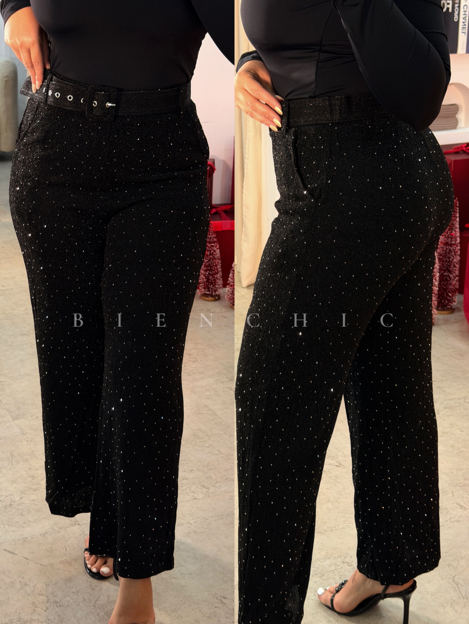 Pants de Cinturon con Brillos - Imagen 2