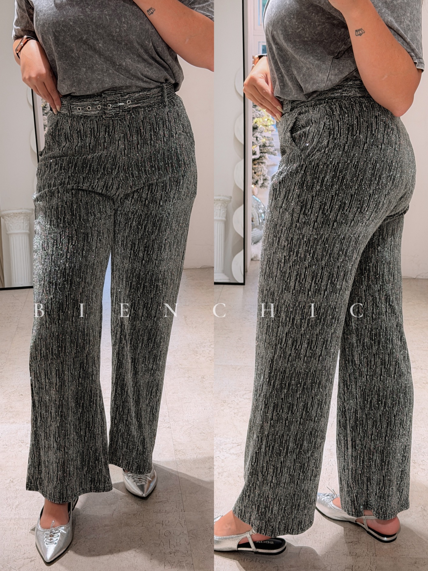 Pants de Cinturon Plateado - Imagen 2
