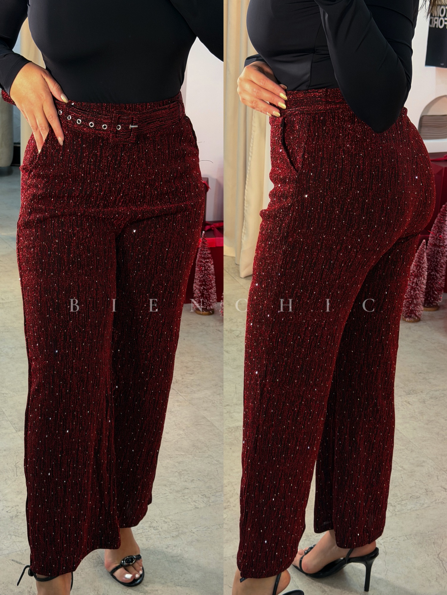 Pants de Cinturon con Brillos - Imagen 6