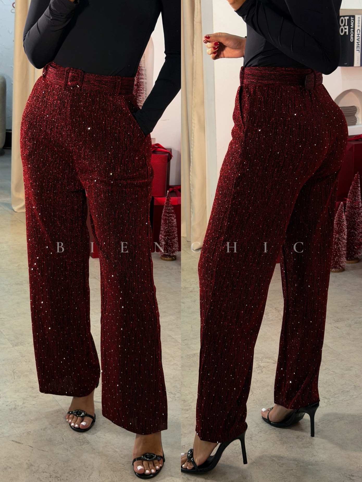 Pants de Cinturon con Brillos - Imagen 5