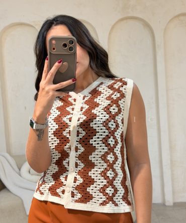 Chaleco Crochet Lina