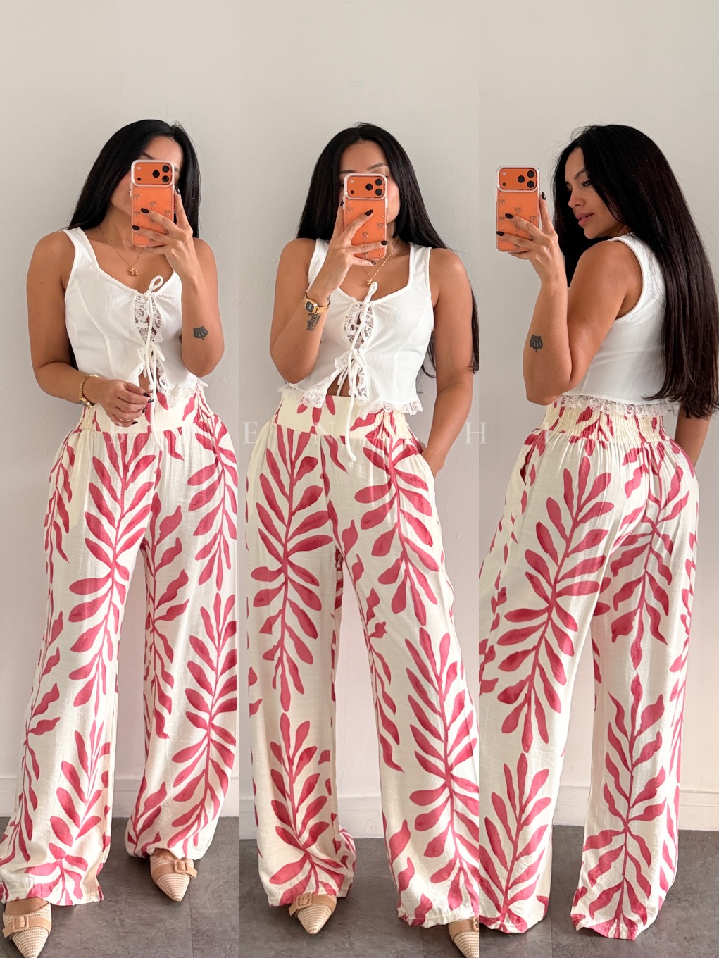 Crop top lace Ada Blanco - Imagen 5