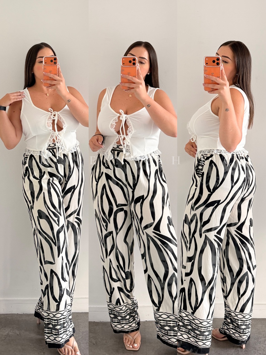 Crop top lace Ada Blanco - Imagen 7