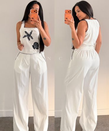 Conjunto (Set) Stela Bordado