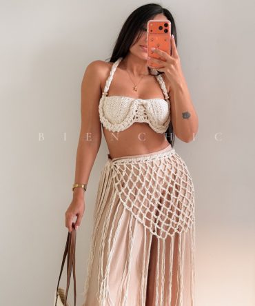 Conjunto (Set) de Pareo tejido Kailani