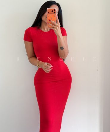 Maxi Vestido Rojo Irati