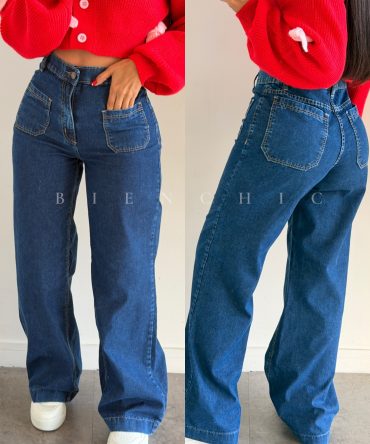 Jeans Oscuro de Bolsillo Isis