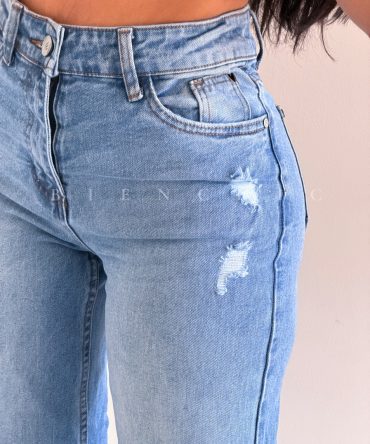 Jeans Wide Leg Dobladillo Tiana