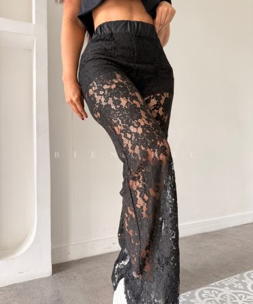 Pantalón Encaje Rosa