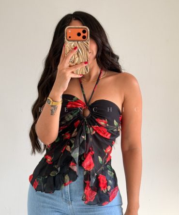 Top Strapless de Volados Siena
