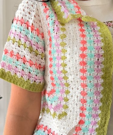 Camisa Crochet de Colores Janys