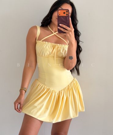 Vestido Arlene Amarillo