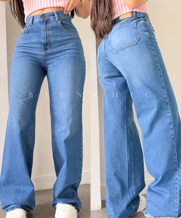 Jeans Corte Recto Ruedo Suelto Anaís