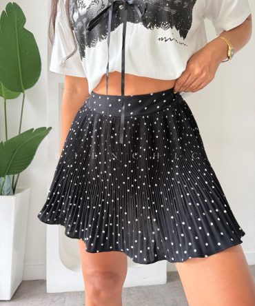 Mini faldashort de puntos Every