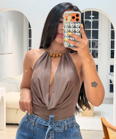 Blusa cuello holgado Tiaré