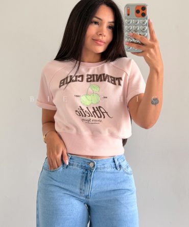 Camisa Crop Tennis Club